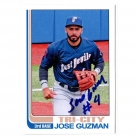 Jose Guzman autograph